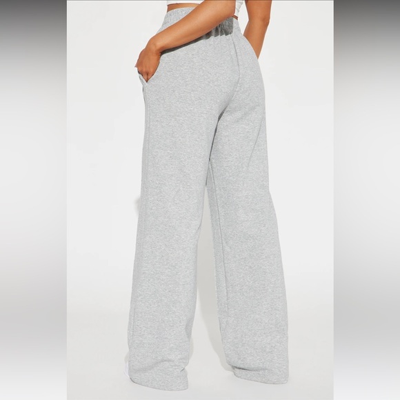 Fashion Nova Lounge Pant Gray - Picture 3 of 5